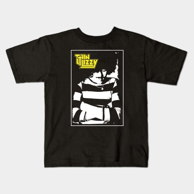 Thin Lizzy Kids T-Shirt by Chewbaccadoll